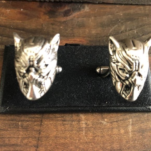 CUFFLINKS for dress shirt BLACK PANTHER MARVEL Cuff Links Prom Groom SUPERHERO - Picture 4 of 13